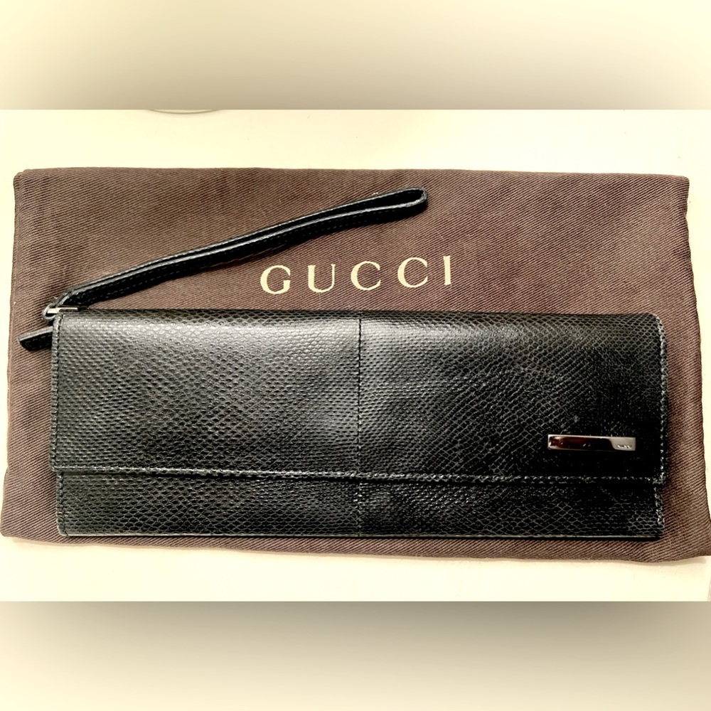 Snakeskin Gucci Wristlet